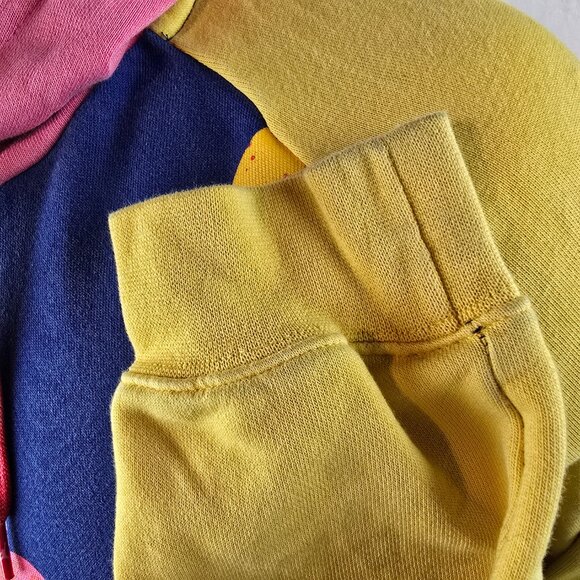 Jordan Mens Large Multicolor Graphic Hoodie Jumpman Retro 90s Style Pullover - Picture 6 of 11